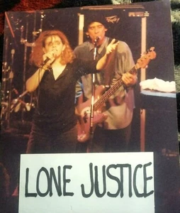 PHOTO OF LONE JUSTICE LIVE ON STAGE AT MABEL'S - Picture 1 of 1