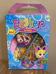 Vintage Lisa Frank Easter Goodies Bunny Coin Purse Stickers Eraser Sealed NOS - Picture 1 of 23