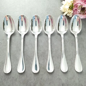 Christofle Malmaison 6pcs Silverplate Flatware Tea Spoon Excellent - Picture 1 of 17