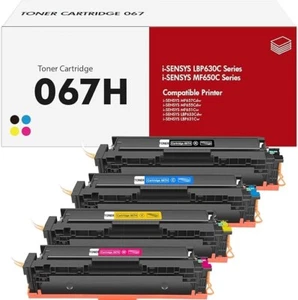 4 XXL Toner 067H für Canon i-SENSYS MF651Cw MF655Cdw MF657Cdw LBP631Cw LBP633Cdw - Bild 1 von 7