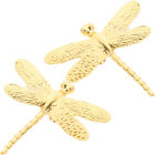 Vintage Gold Dragonfly Cabinet Knobs - 2pcs