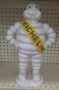 Vintage Michelin Man 15-in Cast Iron Figurine Detroit Reg. 1918 - Picture 1 of 3