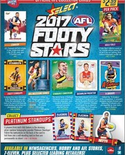 2017 AFL SELECT FOOTY STARS ADELAIDE CROWS COMMON CARDS 