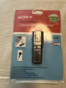 Sony ICD-P210RS Digital Voice Recorder New In Box New Old Stock - Picture 1 of 4