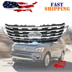 For Ford Expedition 2018-2021 Front Bumper Grille Upper Grill Chrome LL1Z8200BB - Picture 1 of 13