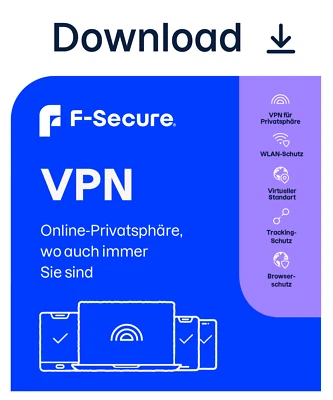F-Secure VPN 2025 Download (ehemals Freedome VPN) ESD-Key per eMail - Bild 1 von 4
