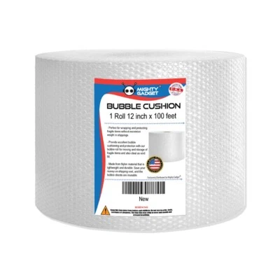 Small Bubble Cushioning Wrap Roll for Protecting Fragile Items 12"x100 feet - Image 1 of 4
