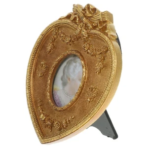 Heart-shaped Photo Frame Ornaments Vintage Old Decor Ornate Picture Frames - Picture 1 of 12