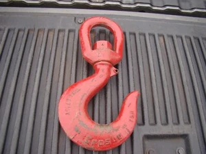Crosby 7-1/2 ton Swivel Hook no Latch  Heavy Duty Heavy Lifting USA Made - Picture 1 of 9