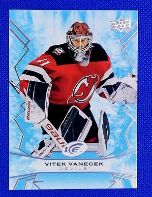 Vitek Vanecek 2022-23 UD Ice Base Card #38 Devils - Image 1 of 2