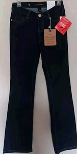 Southpole Jeans Women 1 Blue Denim Low Rise Bootcut FreeStyle Signature Fit NWT - Picture 1 of 20