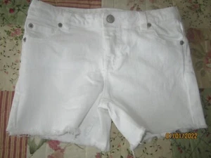 EUC Copper Key White Frayed Shorts Size Youth 12 Great Condition! - Picture 1 of 3