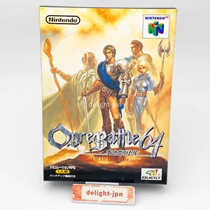 OgreBattle 64 N64 Nintendo 64 JAPAN IMPORT Japanese BRAND NEW UNOPENED - Picture 1 of 11