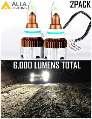 Alla Lighting 智能 LED 9006 雾灯灯泡|头灯低光束氙气白色 — 第 1/4 张图片