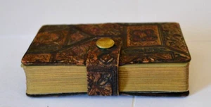 Congress 606 The Playing Card Co U.S Gilded Gold Edges Faux Leather Book F193369 - Bild 1 von 19