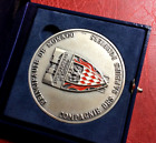 Fire fighters of PRINCIPAUTÉ DE MONACO silver plated medal by FIA in its box