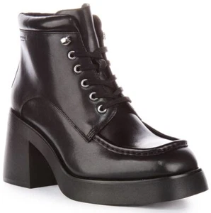 VAGABOND 5644-001-20 Brooke Grueso 60s Inspirado Mujer Botas Negro GB 3-8 - Imagen 1 de 6
