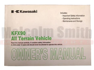 2007 Kawasaki KFX90 KFX 90 OEM ATV Quad Owners Manual Guide Booklet Brochure - Bild 1 von 3