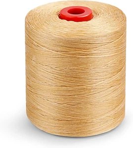 Waxed Thread, 1000M Leather Sewing Waxed Thread, Waxed Linen Thread Flat Wax - Picture 1 of 12