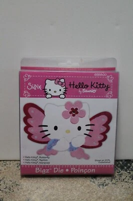 Sizzix Bigz Die--Hello Kitty Butterfly 655800 NEW - Image 1 of 3