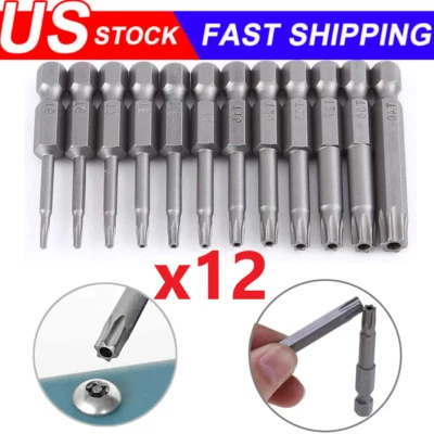 Security Torx Bit Set + Hex Key Allen Bit Set - For Power Drill & Impact Driver - Image 1 of 4