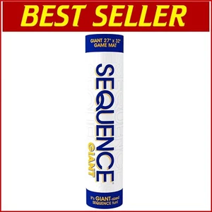 Tube Edition Giant SEQUENCE Game - Roll-Up Mat & Colorful Chips for Parties - Picture 1 of 4