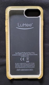 LuMee Two Case for iPhone 6 plus/6s Plus/7 Plus Black Illuminated Case - Picture 1 of 3