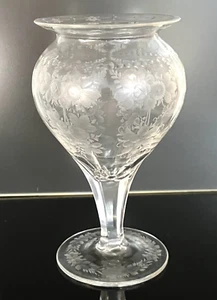 Magnífico jarrón balaustre antiguo con exuberante corte floral / Biedermeier? - Imagen 1 de 10