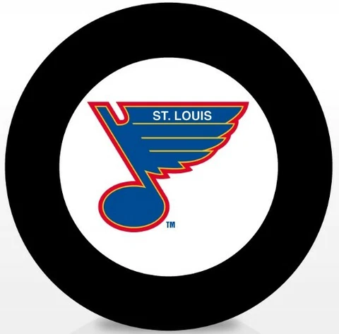 St. Louis Blues 1987 Vintage NHL Team Logo Souvenir Hockey Puck Cover