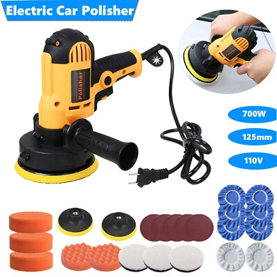 Kit de lixadeira de polimento tampão polidor elétrico 700W máquina-ferramenta de enceramento - Imagem 1 de 4
