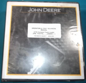 JOHN DEERE 317G TRACK LOADER TECHNICAL SERVICE SHOP OPERATIONS & TESTS MANUAL - Picture 1 of 5