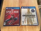 Marvel's Spider-man & Uncharted The Nathan Drake Collection Ps4 (2 Games)