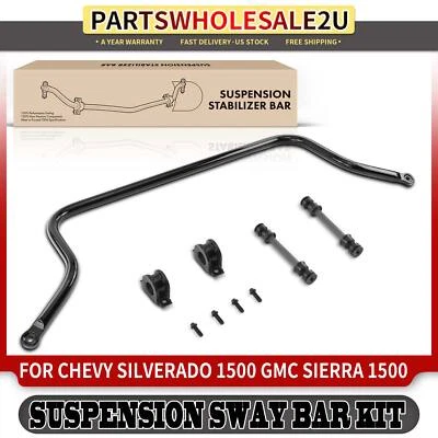 Front Suspension Sway Bar Kit for Chevrolet Silverado 1500 HD GMC Sierra 1500 HD - Image 1 of 4