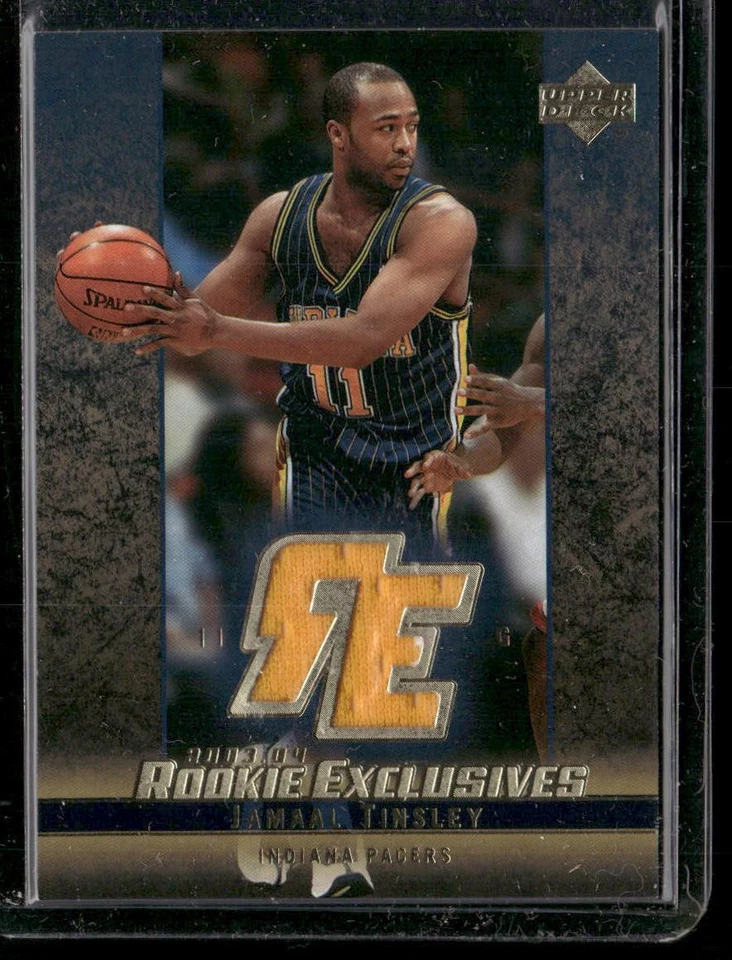 2003-04 Upper Deck Rookie Exclusives #J36 Jamaal Tinsley Jersey - Image 1 of 2