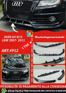 ART.4912 Splitter Audi A4 S4 S-LINE 2007- 2011 - Bild 1 von 9