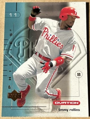 JIMMY ROLLINS 2002 UPPER DECK OVATION Card #55 NM-MT Condition - Image 1 of 2