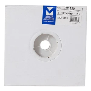 381120-1-1/2" x 50 yards Shop Roll, 120 Grit - Picture 1 of 4