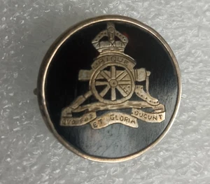 Broche de novia de artillería de la Primera Guerra Mundial con sello plata imitación t'shell artillería real - Imagen 1 de 7