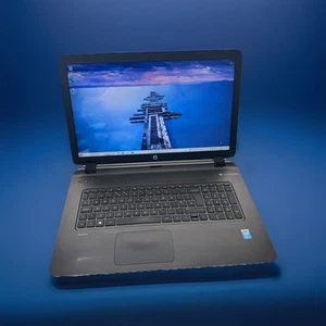 Big Screen HP Pavilion 17 i5 16GB RAM 128GB SSD Windows 10 Laptop Silver - Picture 1 of 8