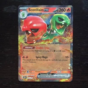 Scovillain ex 037/191 Pokemon Surging Sparks SV08 Double Rare Holo NM - Picture 1 of 2