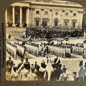 West Point Cadets 1905 Stereoview Capitol Washington International Stereograph - Picture 1 of 7