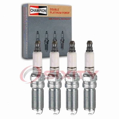 4 pc Champion Double Platinum Spark Plugs for 2017-2020 Buick Envision 2.5L bp - Image 1 of 4