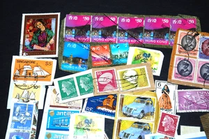 Postage Stamp 1663 Lot Used Posted Mixed Collection USA Worldwide International - Picture 1 of 23