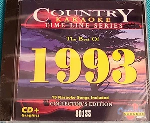 Chartbuster Karaoke Country 1993 CB80133 CDG Brooks Kershaw Morgan Tritt - Picture 1 of 2