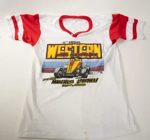 16th Western World Champ VTG Sprint Car Racing T Shirt (UP4-6/JSF6) 1983 Phoenix - Picture 1 of 14