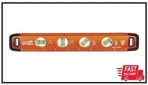 11 In. Aluminum Magnetic Torpedo Level with 4 Bubble Vials, Etched Ruler and Str - Picture 1 of 4