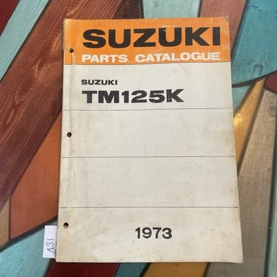 Suzuki TM125 Challenger 1973 1974 OEM piezas diagrama libro catálogo Foto 1 de 4