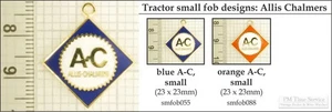 Allis Chalmers tractor decorative fobs, various designs & watch chain options - Picture 1 of 7