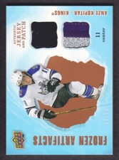 2008-09 Artifacts Frozen JERSEY PATCH Dual Blue #FAD-AK Anze Kopitar 03/50