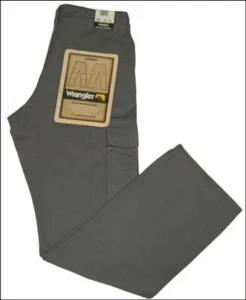 Brandneu mit Etikett authentisch Wrangler Cargo Combat Summit Herrenjeans zinngrau bequeme Passform - Bild 1 von 4